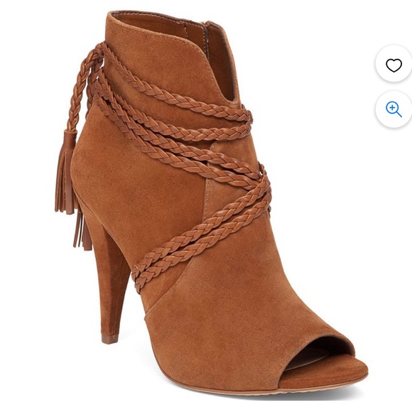 Vince Camuto Astan Peeptoe Booties - Picture 1 of 11